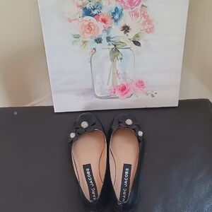 Marc Jacobs Glossy Black Flats